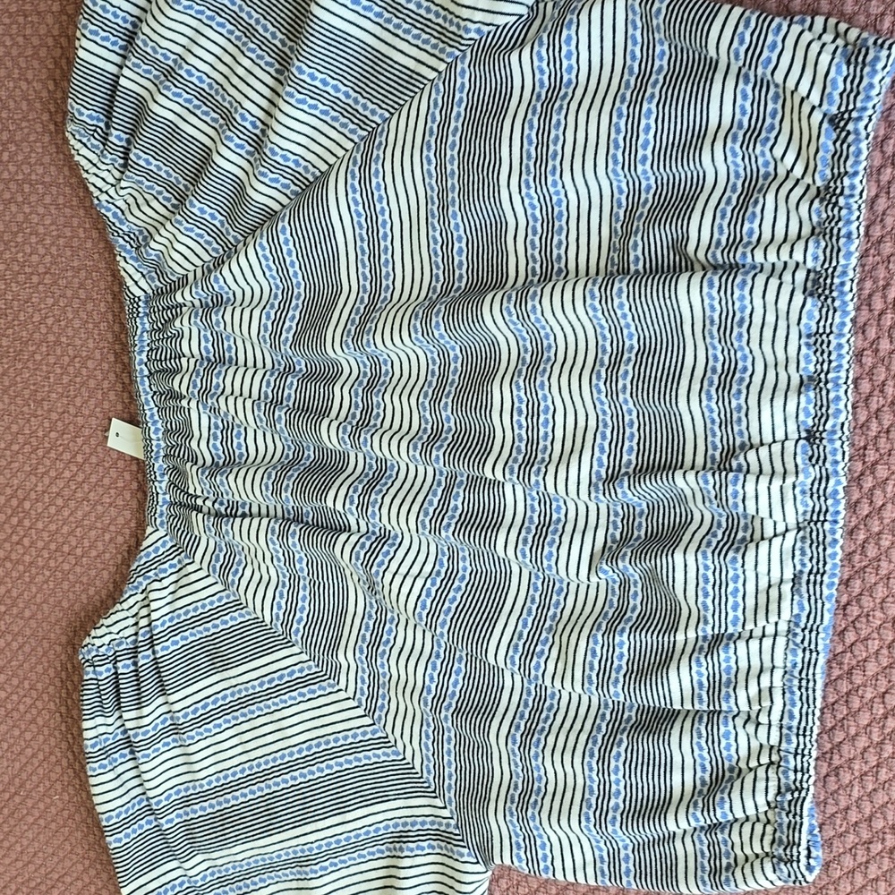 Madewell Gray Puff Sleeve Crop Blouse - Picture 11 of 13